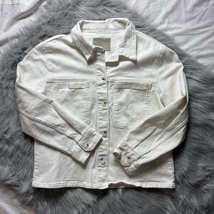 White Sanctuary Denim Crop Jacket, Women’s Medium